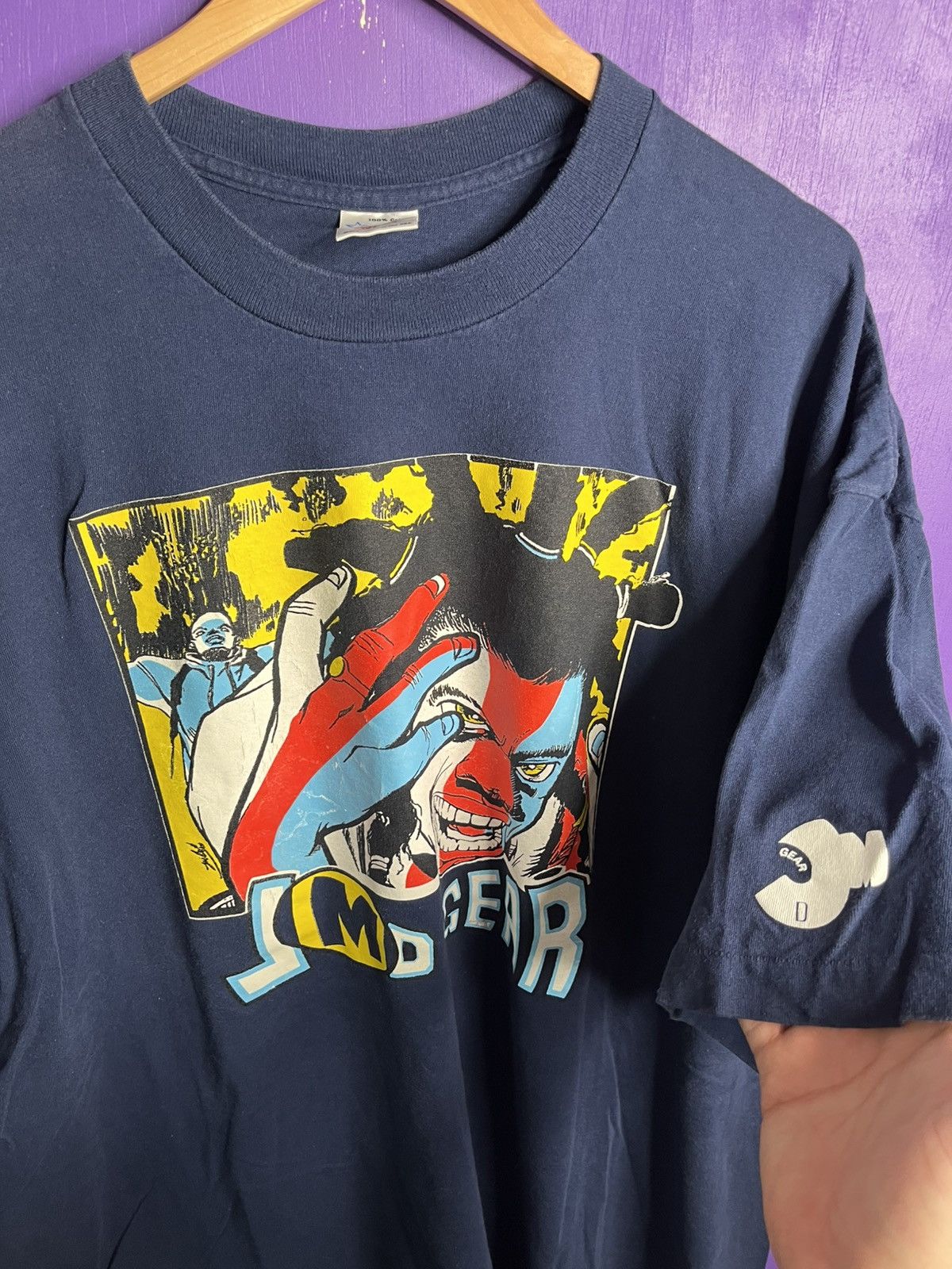 Vintage Vintage 90s LMD gear skatewear t-shirt Size US XXL / EU 58 / 5 - 3 Thumbnail
