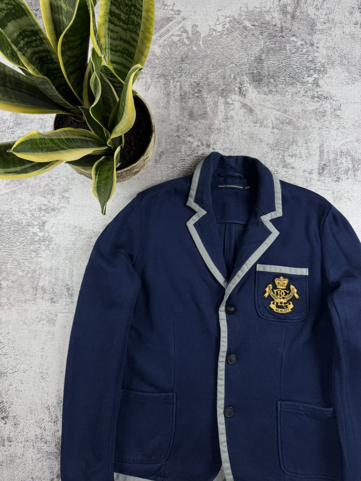 Ralph Lauren Sport Polo Ralph Lauren Sport Varsity Large Blazer Coat Jacket Size L / US 10 / IT 46 - 4 Thumbnail