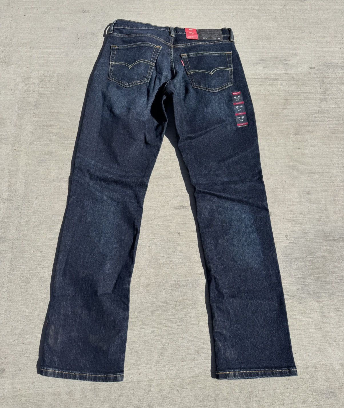 Levi's LEVI’S 511 SLIM BLUE JEANS DENIM STRETCH 32 x 32 BRAND NEW Size US 32 / EU 48 - 4 Thumbnail