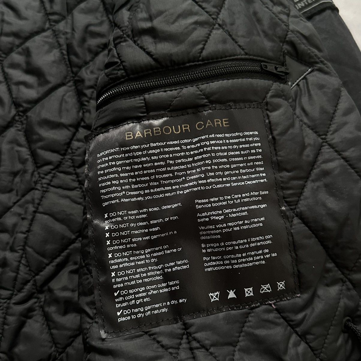 Barbour Barbour International Waxed Cotton Parka Jacket Belstaff Size S / US 4 / IT 40 - 10 Thumbnail