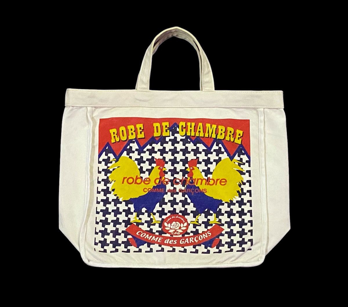 Comme des Garcons Rare‼️Robe De Chambre Comme Des Garçons Canvas Tote Bag Size ONE SIZE - 2 Thumbnail
