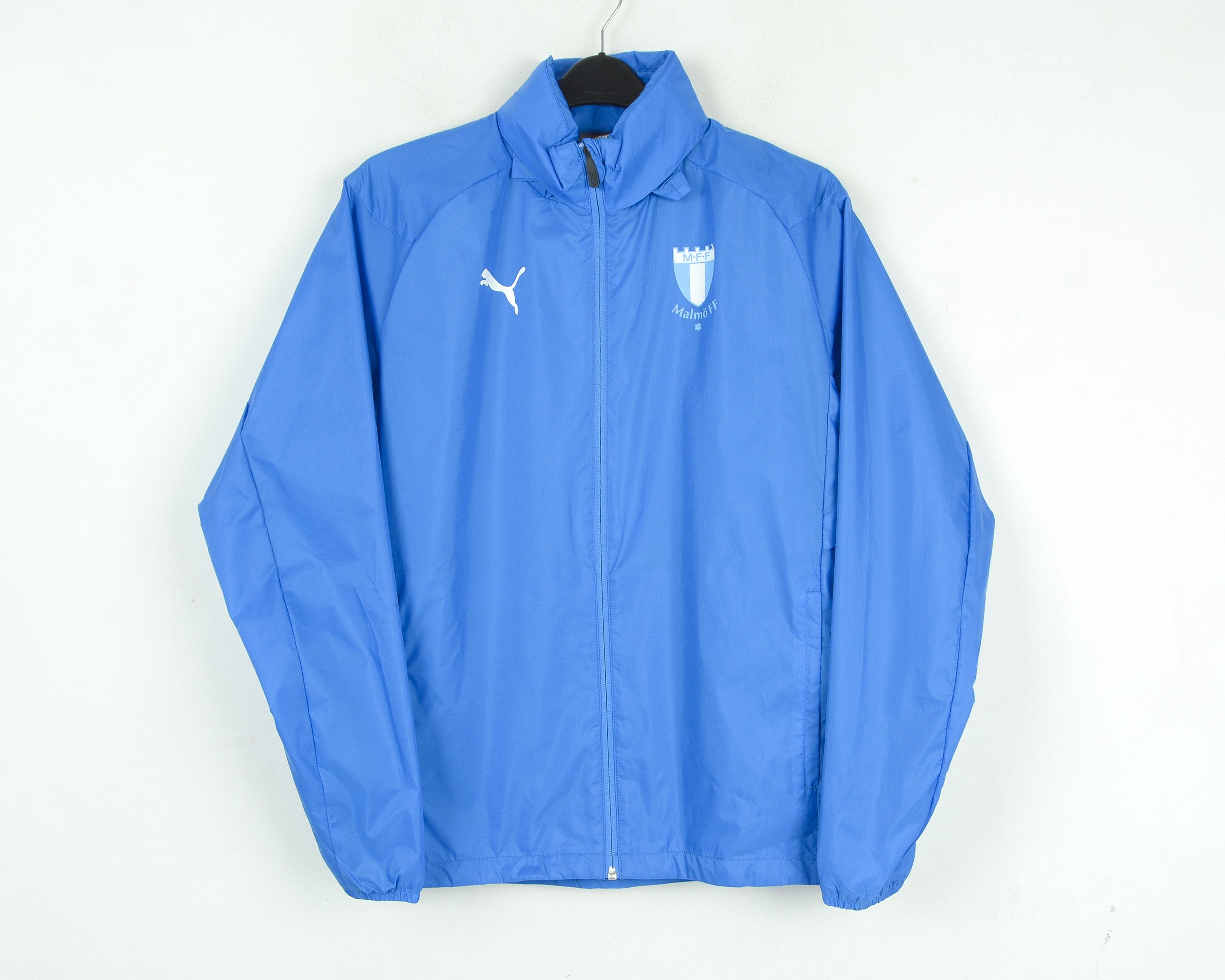 Puma Malmo FF M Football Soccer Training Jacket Practice Hooded Size US M / EU 48-50 / 2 - 1 Thumbnail