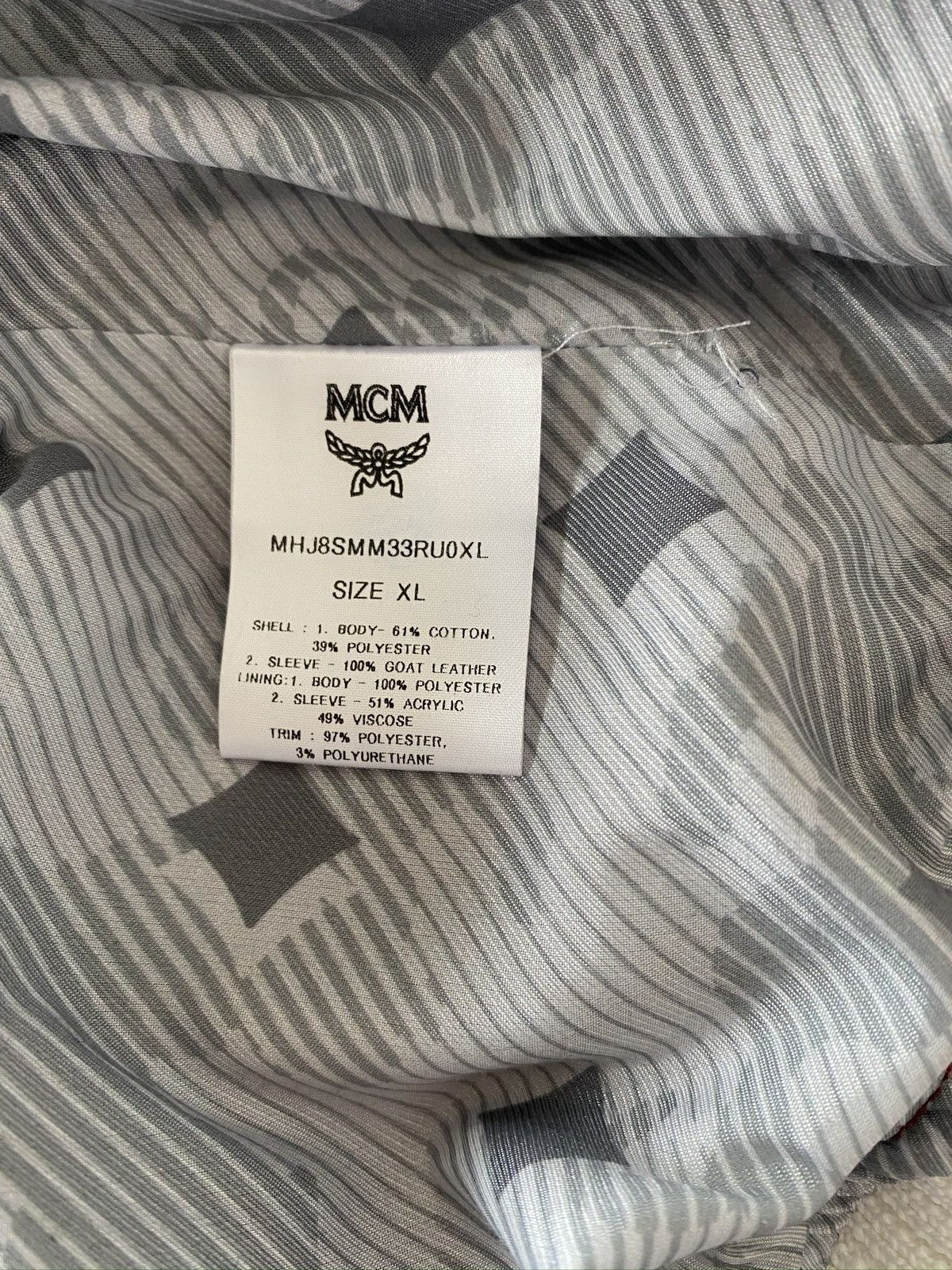 MCM MCM Varsity Jacket Red and White Size US XL / EU 56 / 4 - 6 Thumbnail