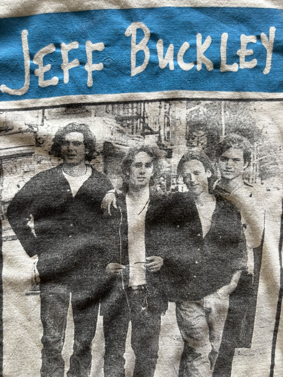 Band Tees RARE SCARCE JEFF BUCKLEY 1995 GRACE TOUR DISTRESSED BOXY ERD Size US XL / EU 56 / 4 - 5 Thumbnail