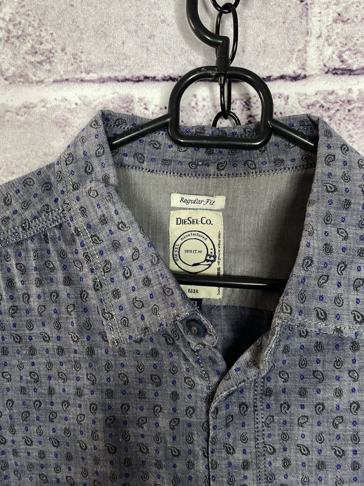 Diesel Mens Vintage Shirt Diesel Avant Garde Style Luxury Size US XL / EU 56 / 4 - 3 Thumbnail