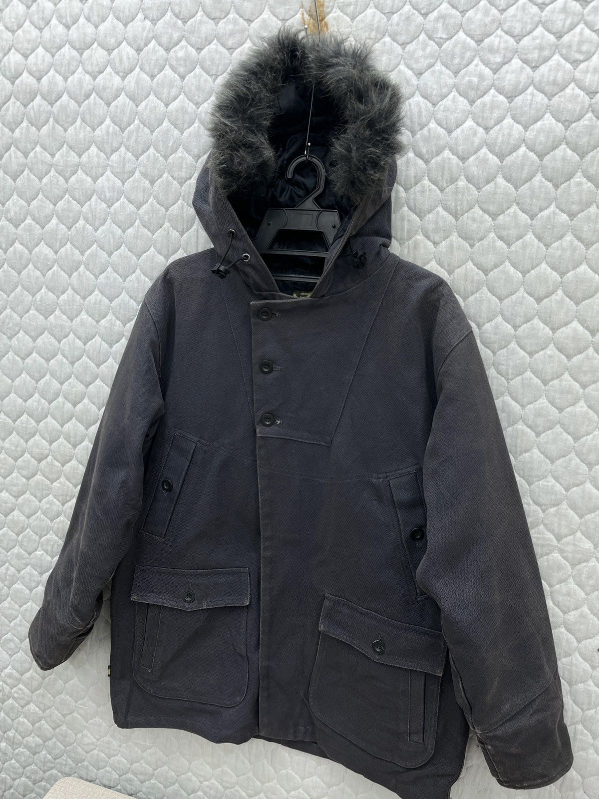 If Six Was Nine 🔥🔥🔥ARCHIVE VTG FRESHJIVE HOODIE FUR JACKET Size US L / EU 52-54 / 3 - 4 Thumbnail