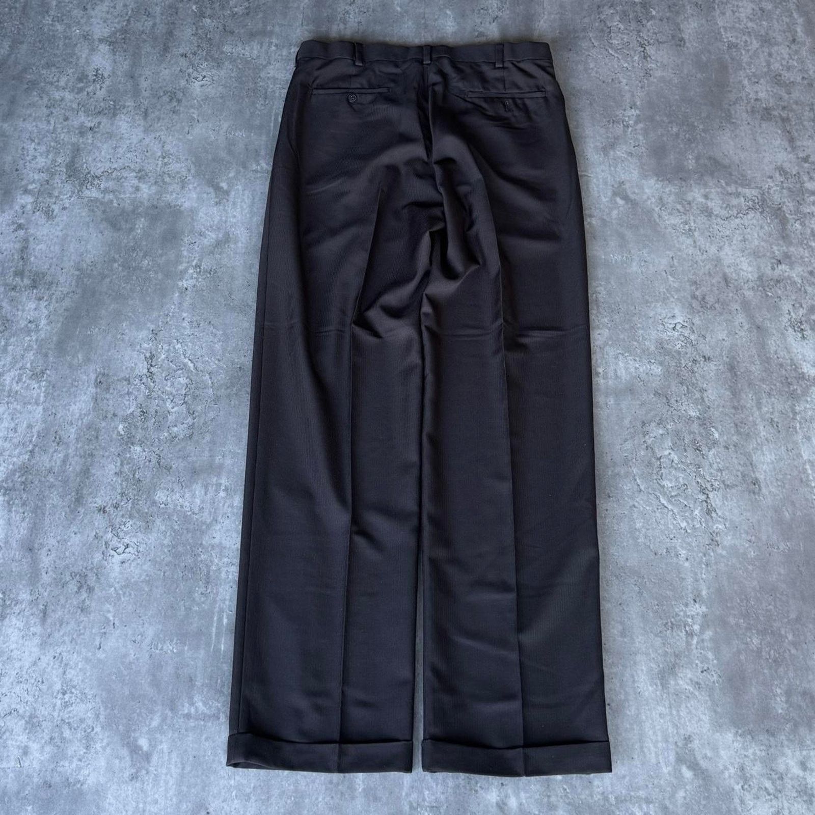 Roundtree & Yorke × Vintage Vintage Y2K Roundtree & Yorke Black Grunge Opium Dress Pants Size US 35 - 2 Thumbnail