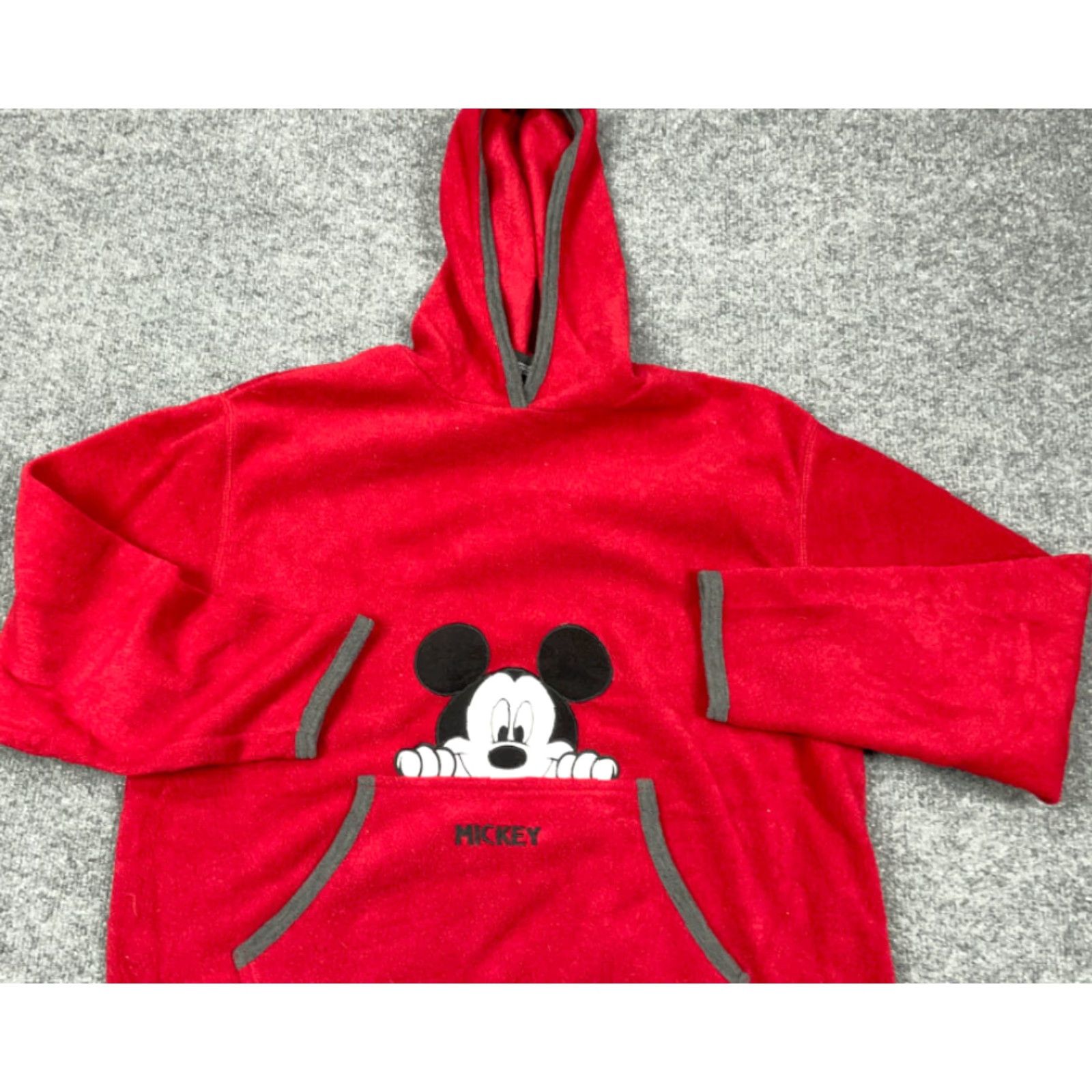 Mickey Unlimited VTG Mickey Unlimited Red Fleece Embroidered Hoodie Adult Medium Sweatshirt Men Crew Neck Pullover Graphic Print 90s Cartoon Retro Disney Size US M / EU 48-50 / 2 - 3 Thumbnail