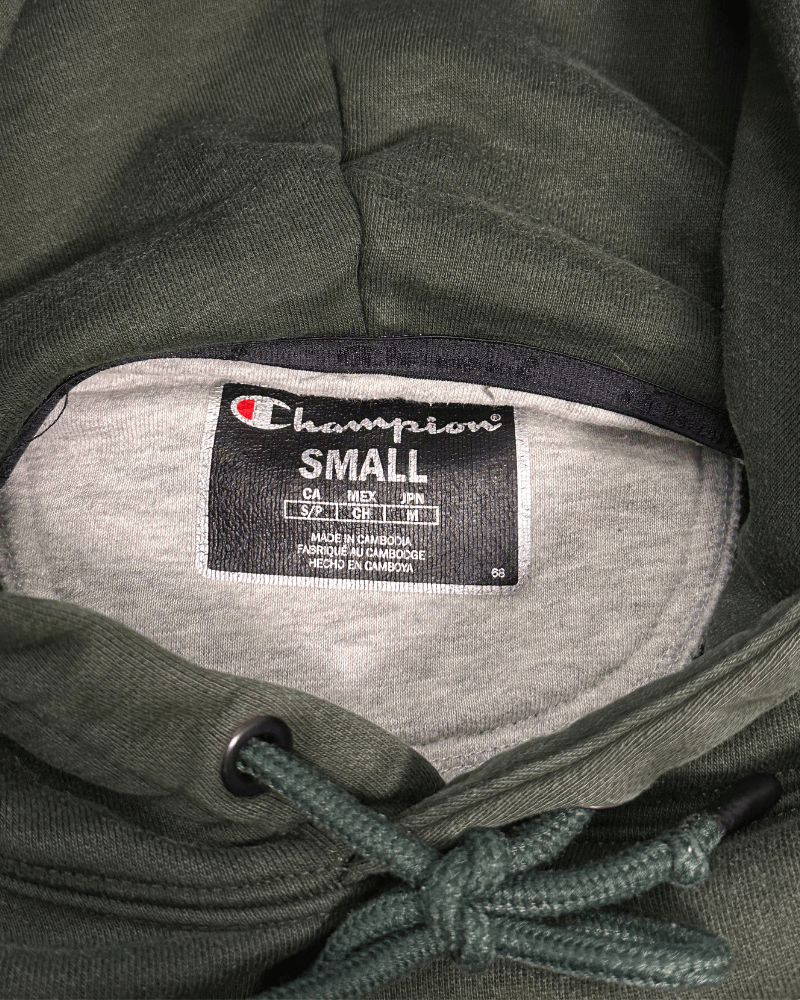 Champion × Vintage Champion Hoodie Sweatshirt Green/Gold - Size Small Size US S / EU 44-46 / 1 - 8 Thumbnail