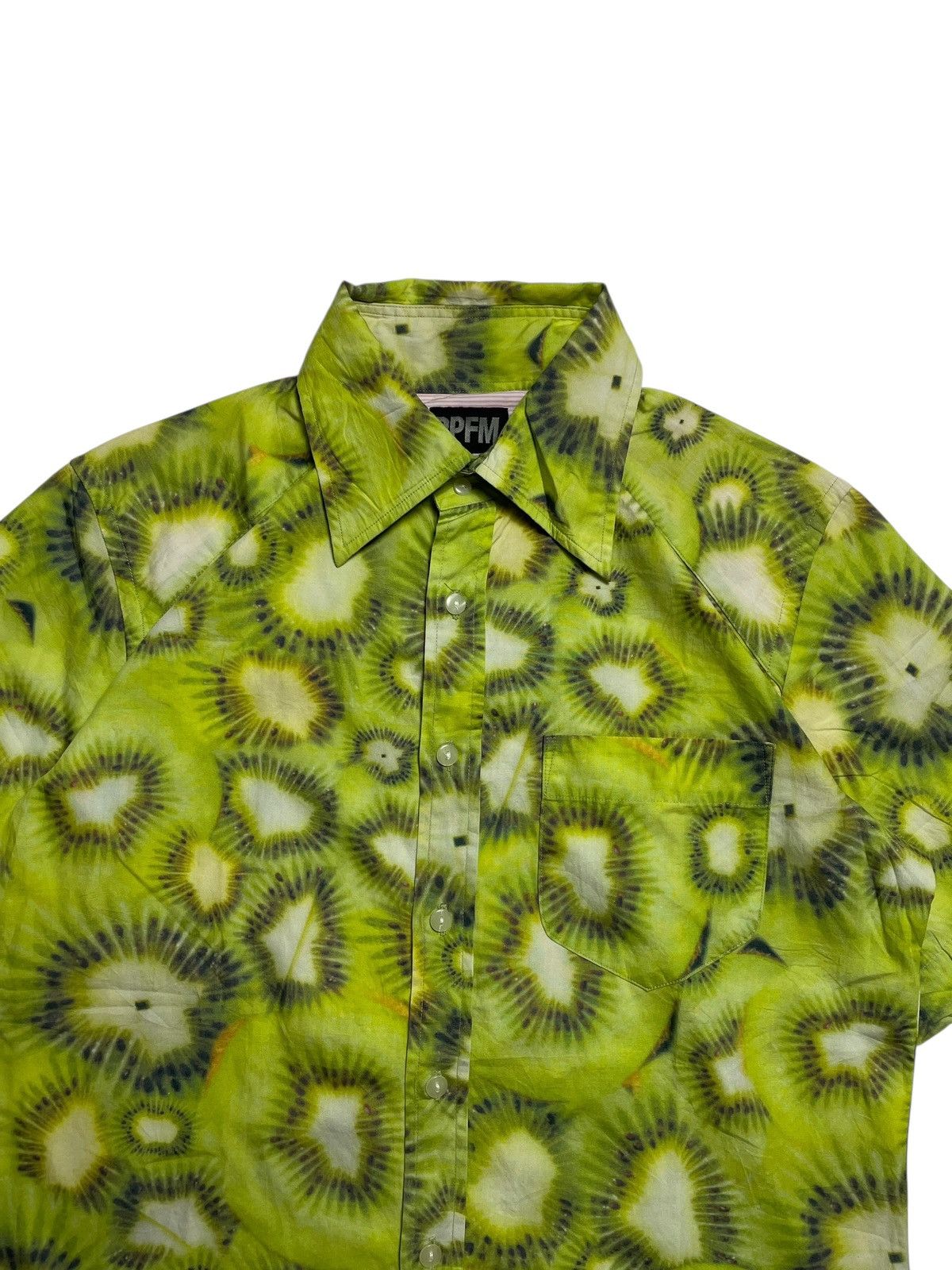 PPFM 2000’s PPFM - Piece Paradise Magic Kiwi All Overprint Shirt Size US M / EU 48-50 / 2 - 2 Thumbnail