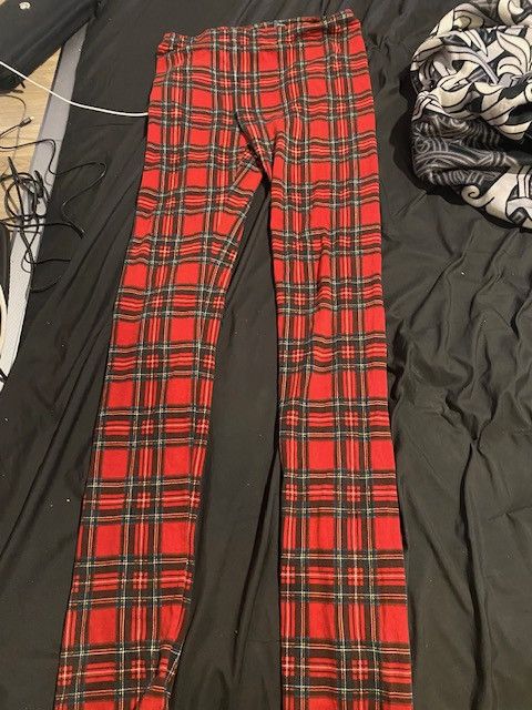 Number (N)ine × Takahiromiyashita The Soloist. Tartan Leggings from 06SS Guns Size US 30 / EU 46 - 1 Thumbnail