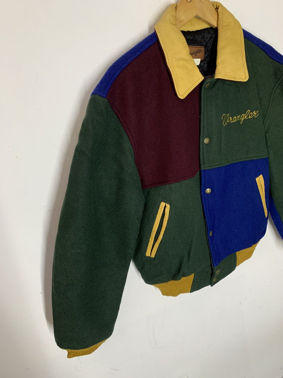 Wrangler Vintage Wrangler Varsity Wool Striking Colour Jacket Size US M / EU 48-50 / 2 - 6 Thumbnail