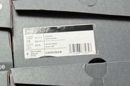 New Balance o1w1db10824 997H Sneakers in White/Green Size US 12 / EU 45 - 6 Thumbnail