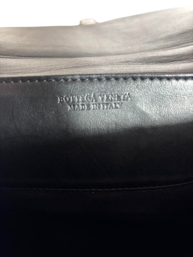 Bottega Veneta Bottega Veneta - Black Hobo Intrecciato Business Bag Handbag Size ONE SIZE - 8 Thumbnail