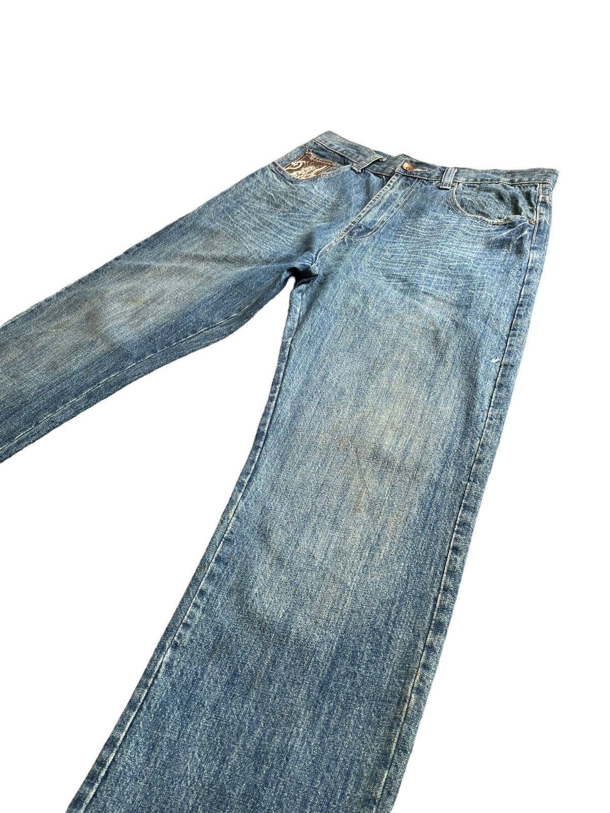 JNCO × Sean John Sean John Faded Wash Denim Size US 35 - 3 Thumbnail