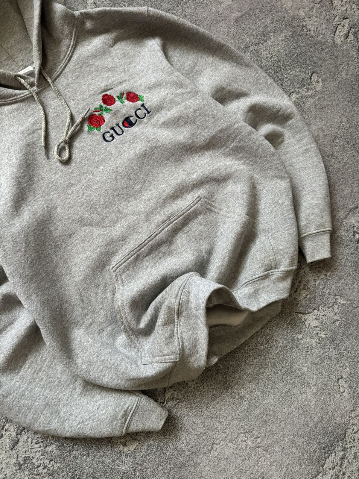 Gucci and champion hoodie hotsell