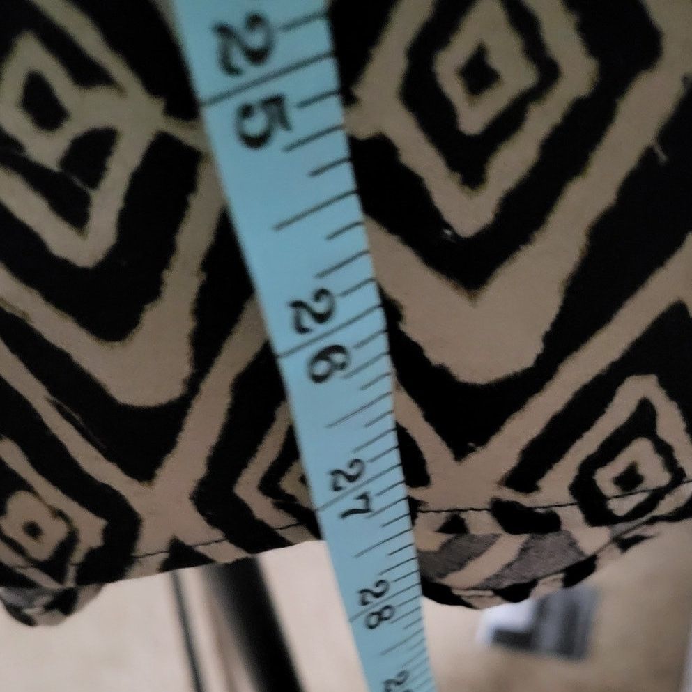 Lauren Ralph Lauren Lauren Ralph Lauren Black & Tan Geo Non-Iron Button Up-M Size L / US 10 / IT 46 - 6 Thumbnail