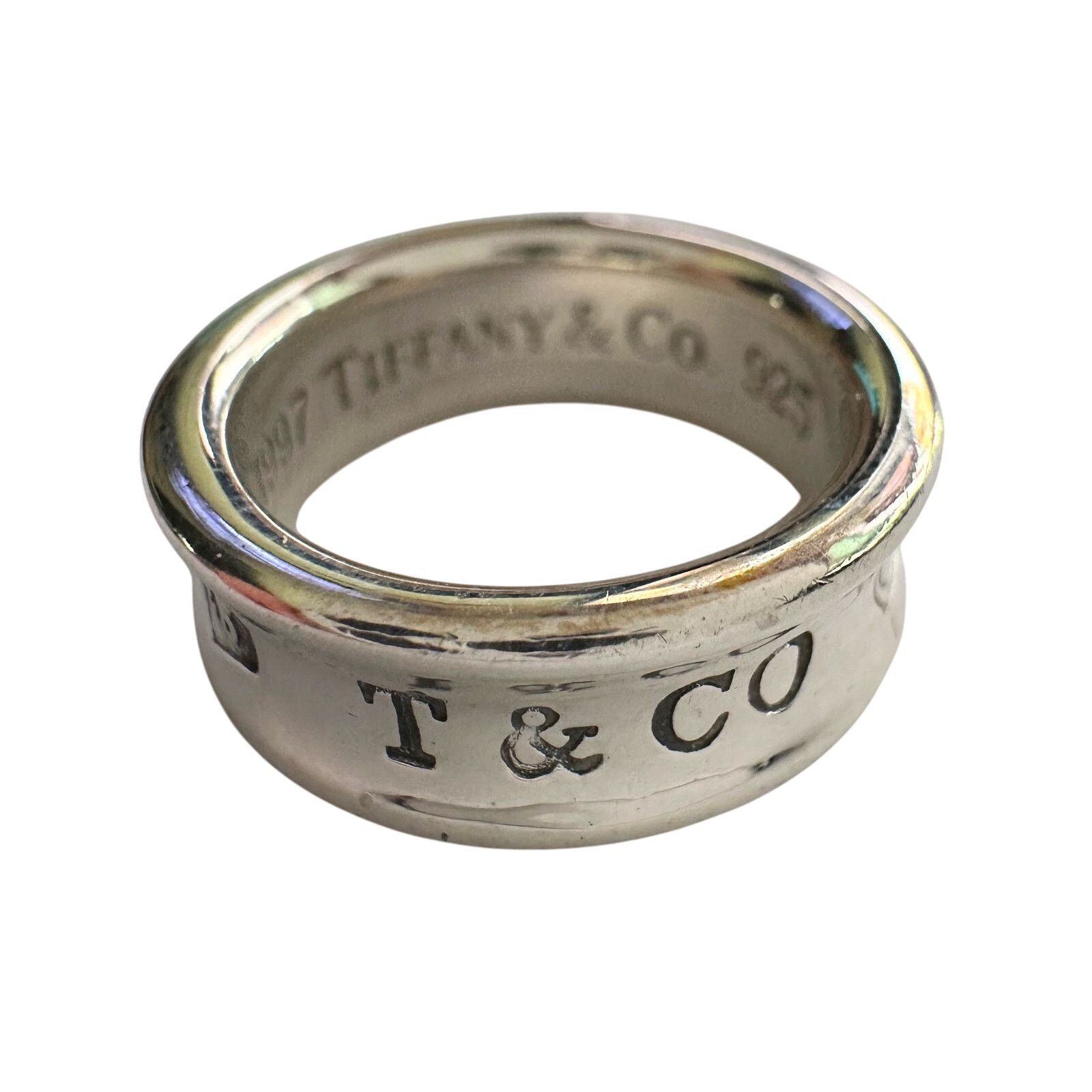 Tiffany & Co. Tiffany & Co Thick 1837 Sterling Silver Ring - Size 5 Size ONE SIZE - 6 Thumbnail