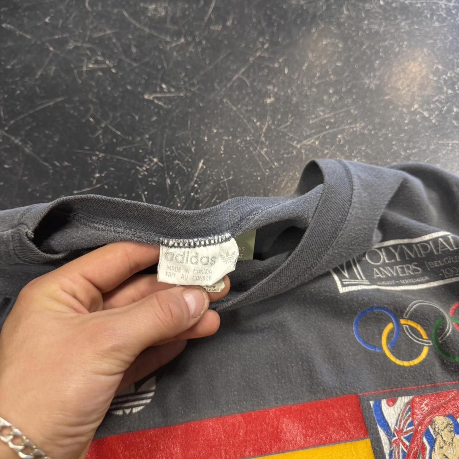Adidas Vintage 1976 True Vintage Montreal Olympics Adidas Tee Size US XL / EU 56 / 4 - 6 Thumbnail
