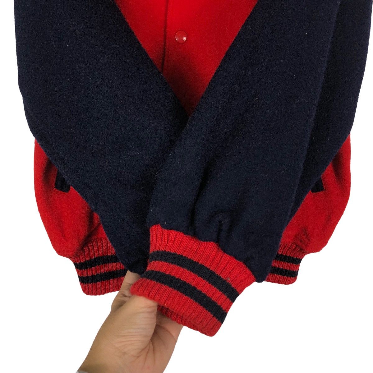 Japanese Brand 🔥90’s Vintage Varsity Jacket Troy Bros Japan Made Size US L / EU 52-54 / 3 - 12 Thumbnail