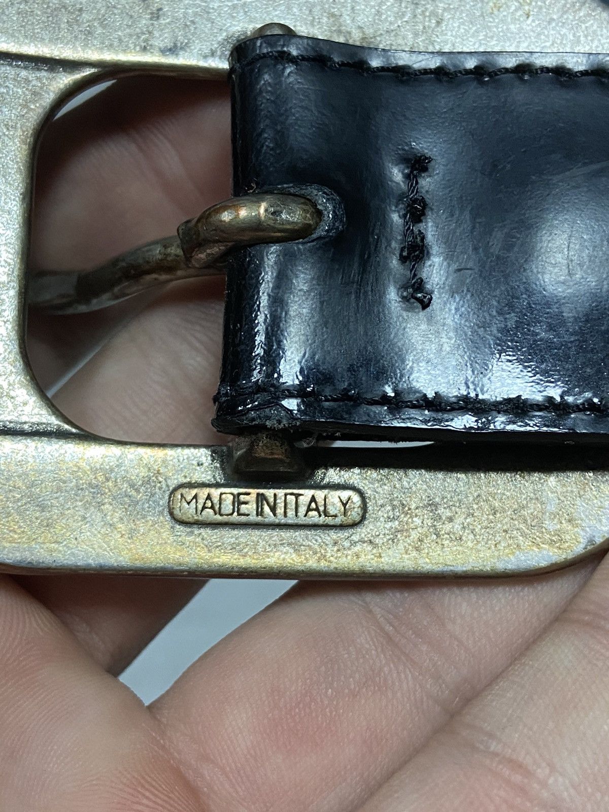 Diesel Diesel lacquered vintage leather belt Italy Size ONE SIZE - 10 Thumbnail