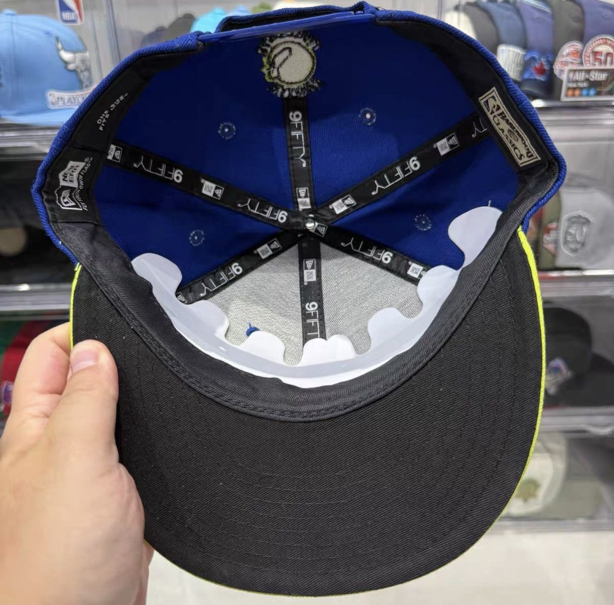 New Era New Era NBA Golden State Warriors Flat Brim Baseball Cap J32 Size ONE SIZE - 4 Thumbnail