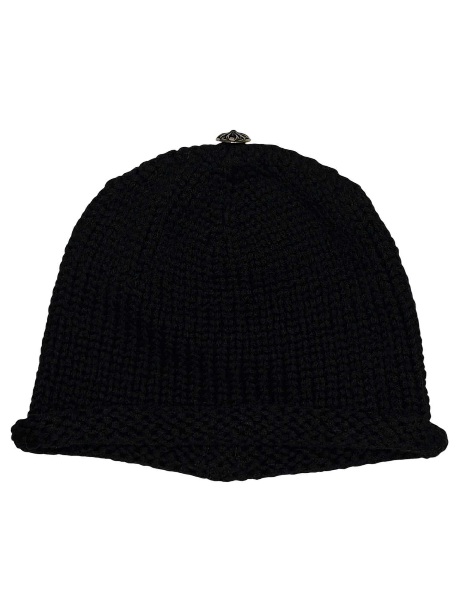 Chrome Hearts Black Cross Patch Beanie Size ONE SIZE - 3 Thumbnail