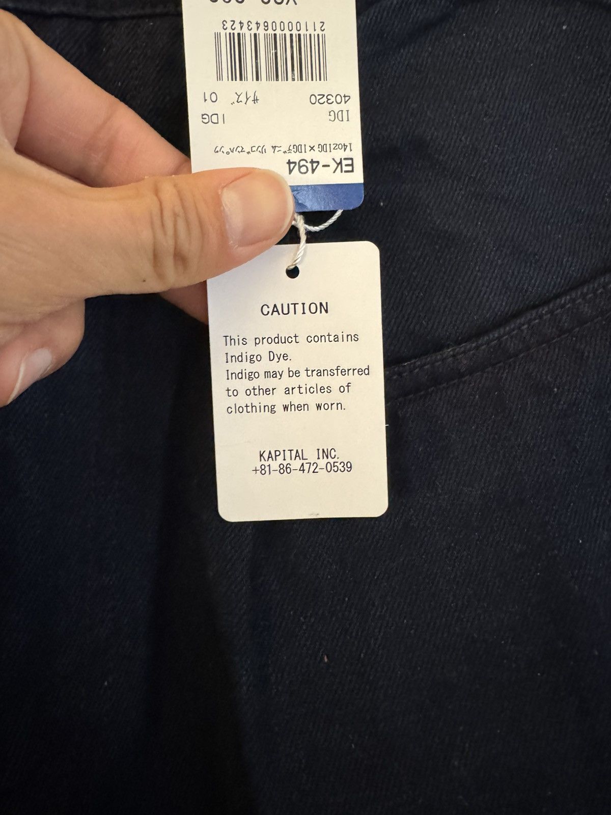 Kapital Kapital IDG Indigo Dyed 14oz. Ringoman Denim Pants Size US 28 / EU 44 - 7 Thumbnail