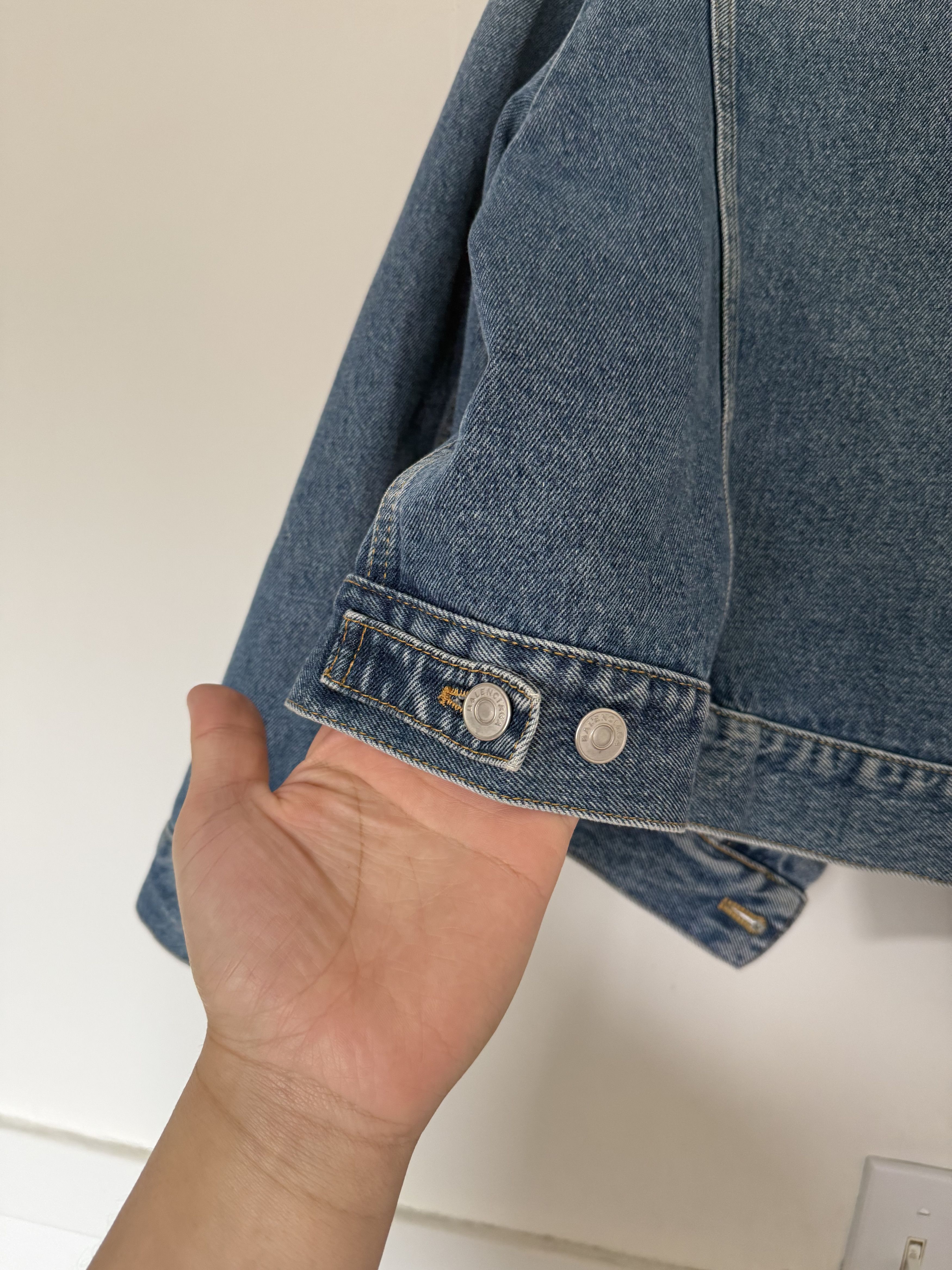 Balenciaga Swing Denim Jacket Size US M / EU 48-50 / 2 - 4 Thumbnail
