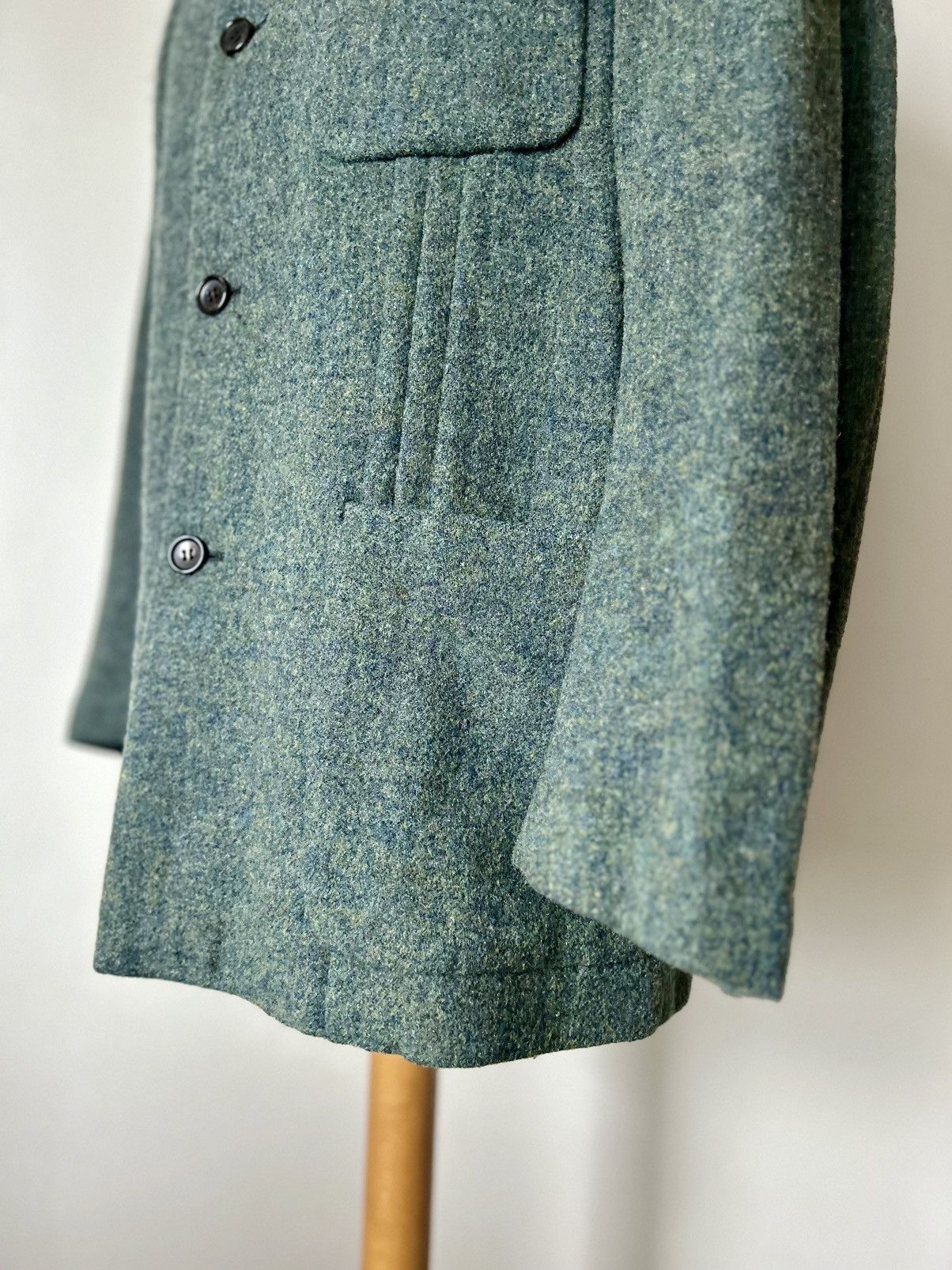 Comme des Garcons Homme Plus CDGH+ AW1995 ‘SLEEP’ COLLARLESS BOILED WOOL JACKET ad1995 Size US S / EU 44-46 / 1 - 5 Thumbnail