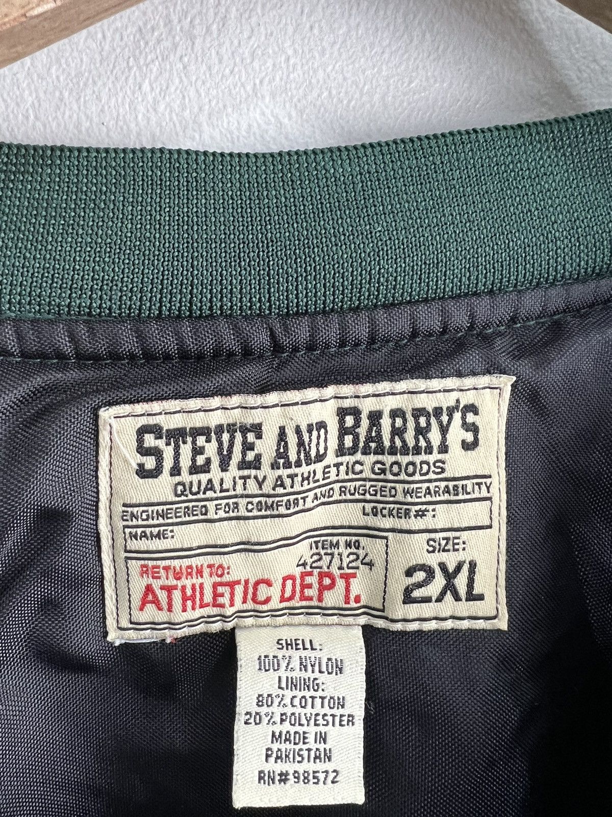 Vintage Vintage Spartans Pullover Jacket spellout xxl forest green Size US XXL / EU 58 / 5 - 3 Thumbnail