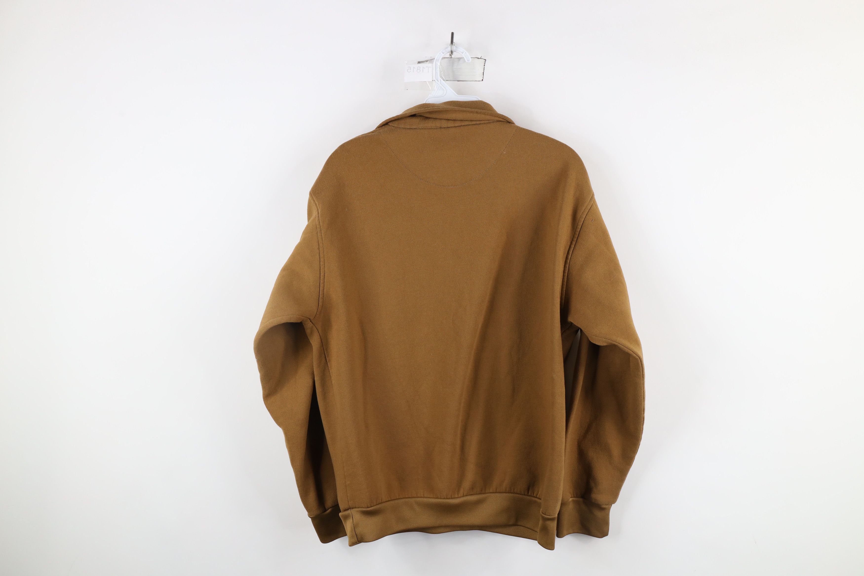 Vintage Vintage 90s Streetwear Collared Pullover Sweatshirt Brown Size US S / EU 44-46 / 1 - 10 Thumbnail