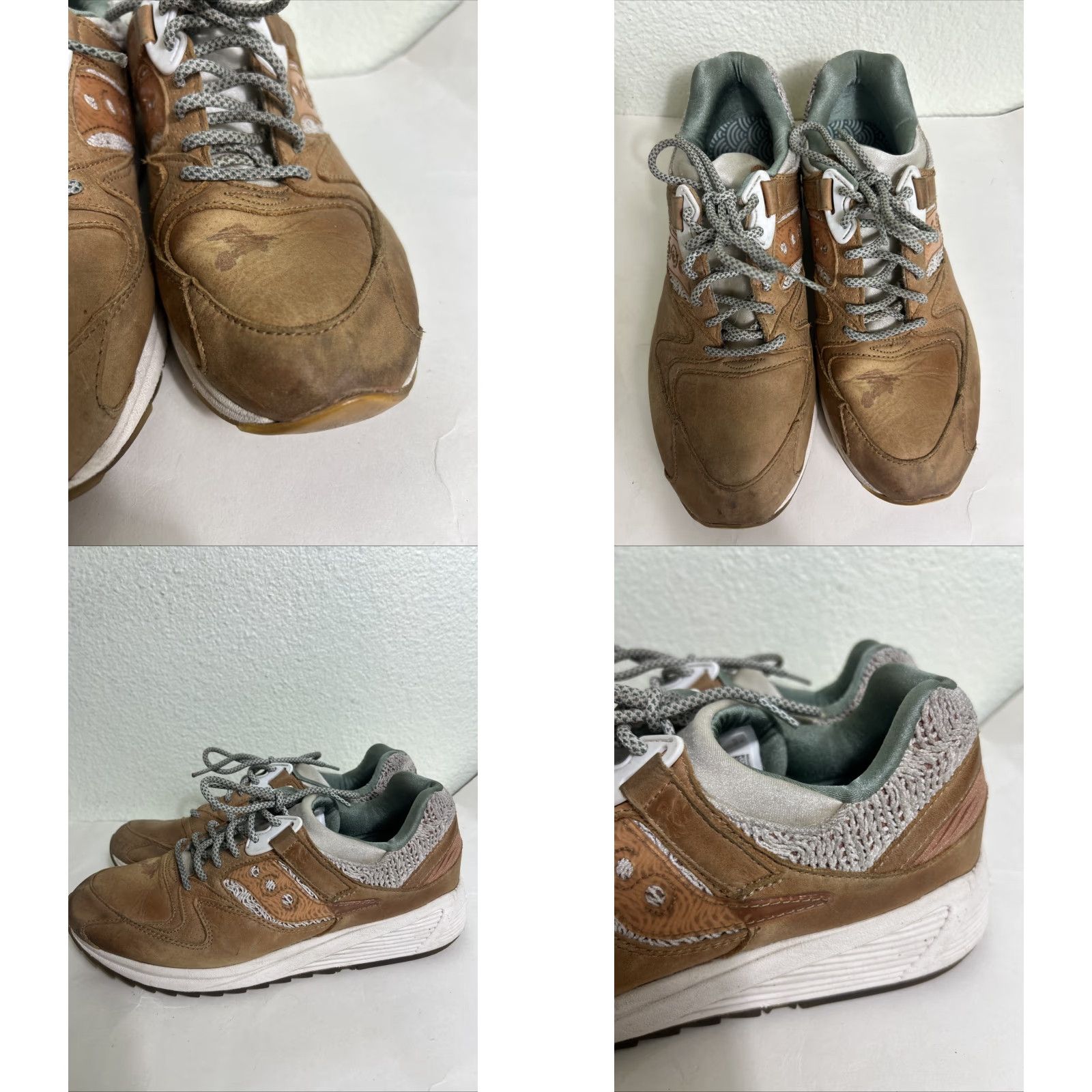Saucony Saucony Grid 8500 SL Miso Ramen Mens Size 10 Brown Sneakers S70384-1 Size US 10 / EU 43 - 8 Thumbnail