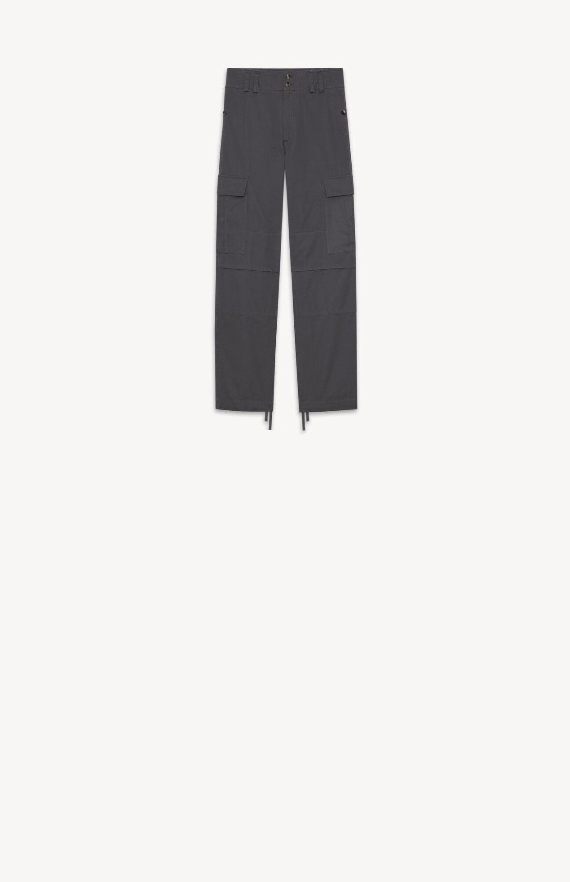 Saint Laurent Paris o1b1hav110525 786708 Cassandre Cargo Pants Cotton Twill Size 28" / US 6 / IT 42 - 1 Preview