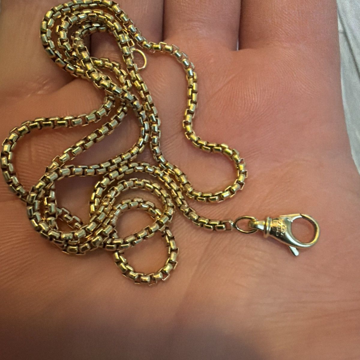 David Yurman David Yurman 22-inch box Chain 18K, 2.7mm Size ONE SIZE - 1 Thumbnail
