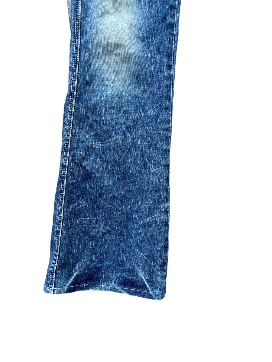 If Six Was Nine 2000s Japanese archive Flared Distressed Jeans Vkei Y2K Size US 30 / EU 46 - 8 Thumbnail