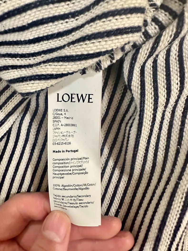 Loewe LOEWE Cross striped hoodie Size L / US 10 / IT 46 - 6 Thumbnail