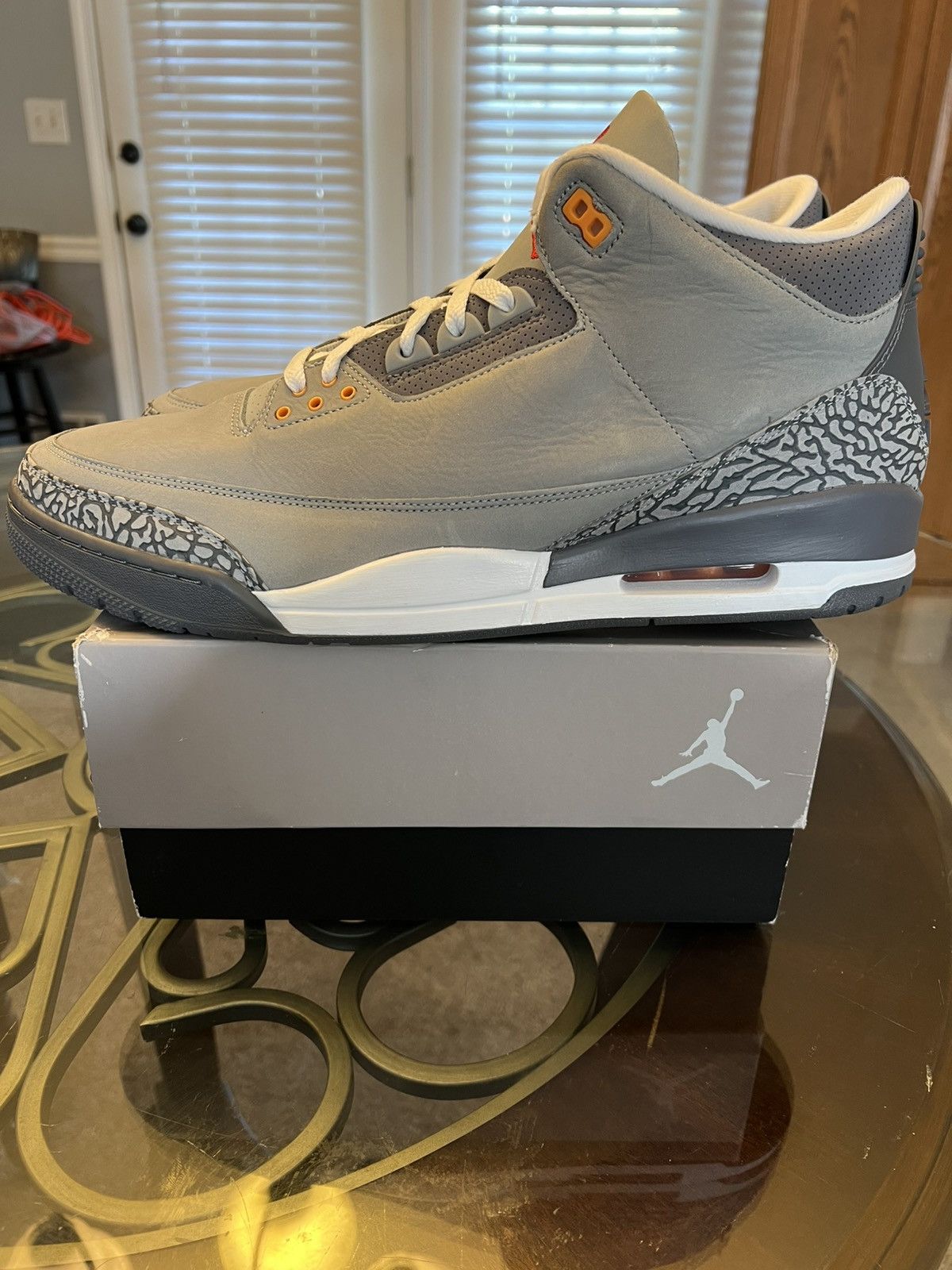 Jordan Brand Jordan 3 Retro Cool Grey 2021 SIZE 18 Size US 15 / EU 48 - 2 Thumbnail