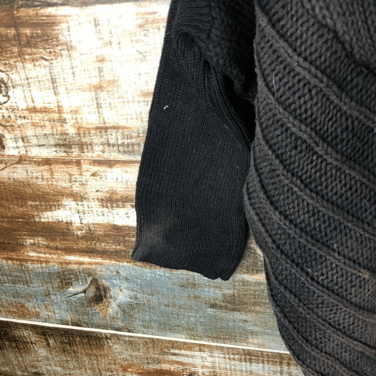 Japanese Brand Antique Black faded Knitwear #A1341 Size L / US 10 / IT 46 - 7 Thumbnail