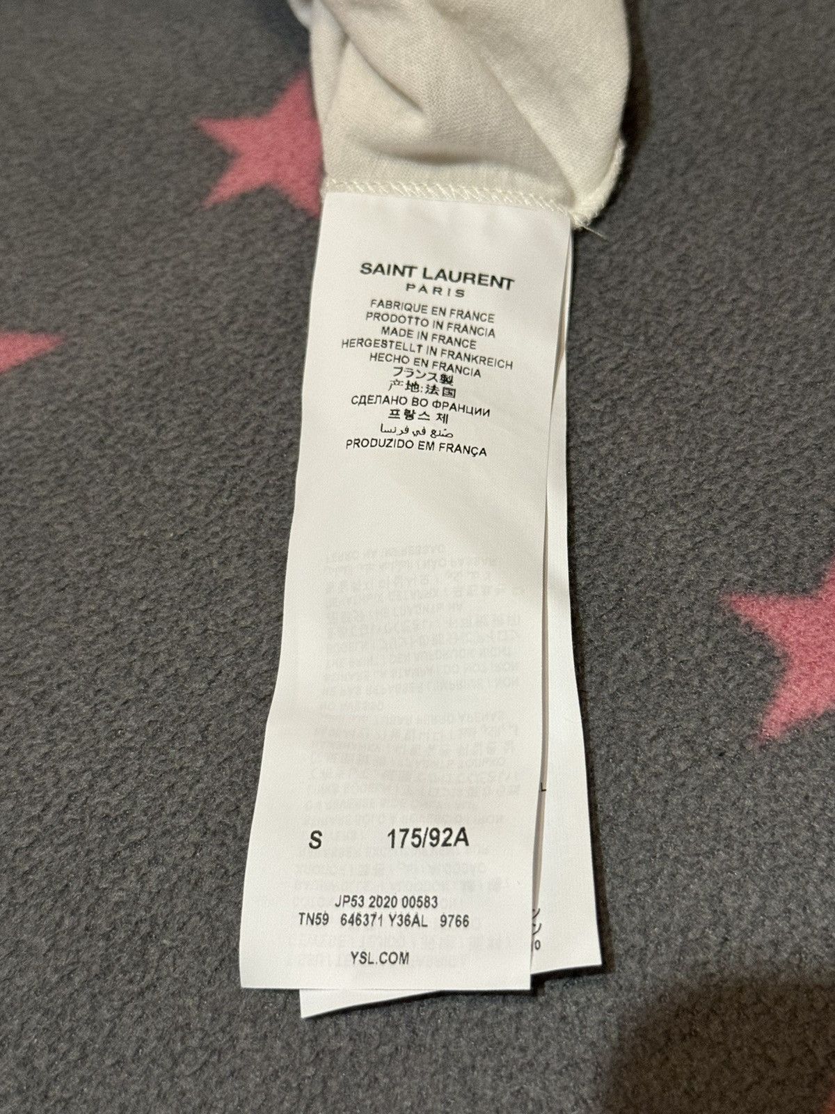 Saint Laurent Paris Saint Laurent Tout Terriblement Size US S / EU 44-46 / 1 - 5 Thumbnail