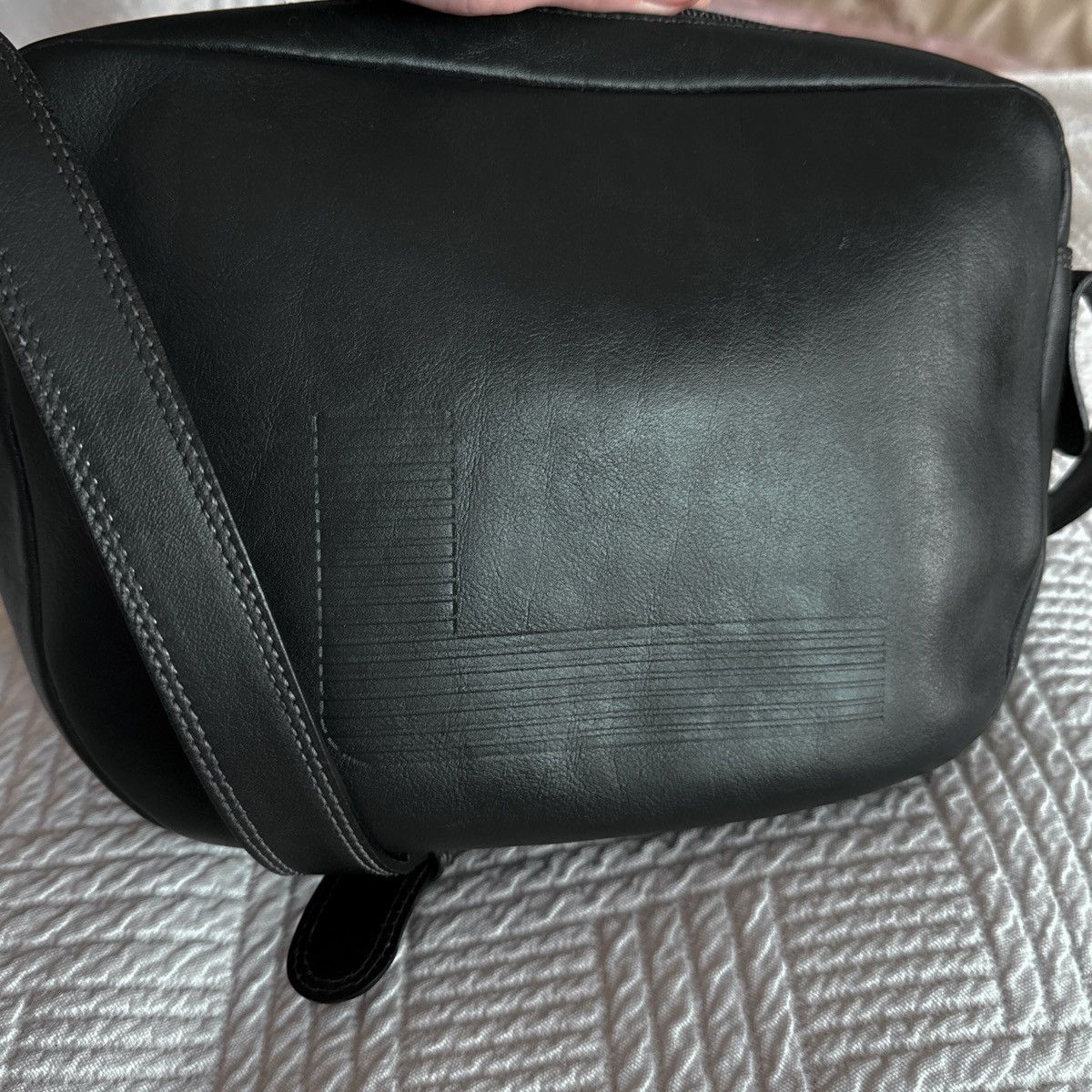Lancel Rare Vintage Lancel Paris Leather Crossbody Camera Bag Size ONE SIZE - 10 Thumbnail