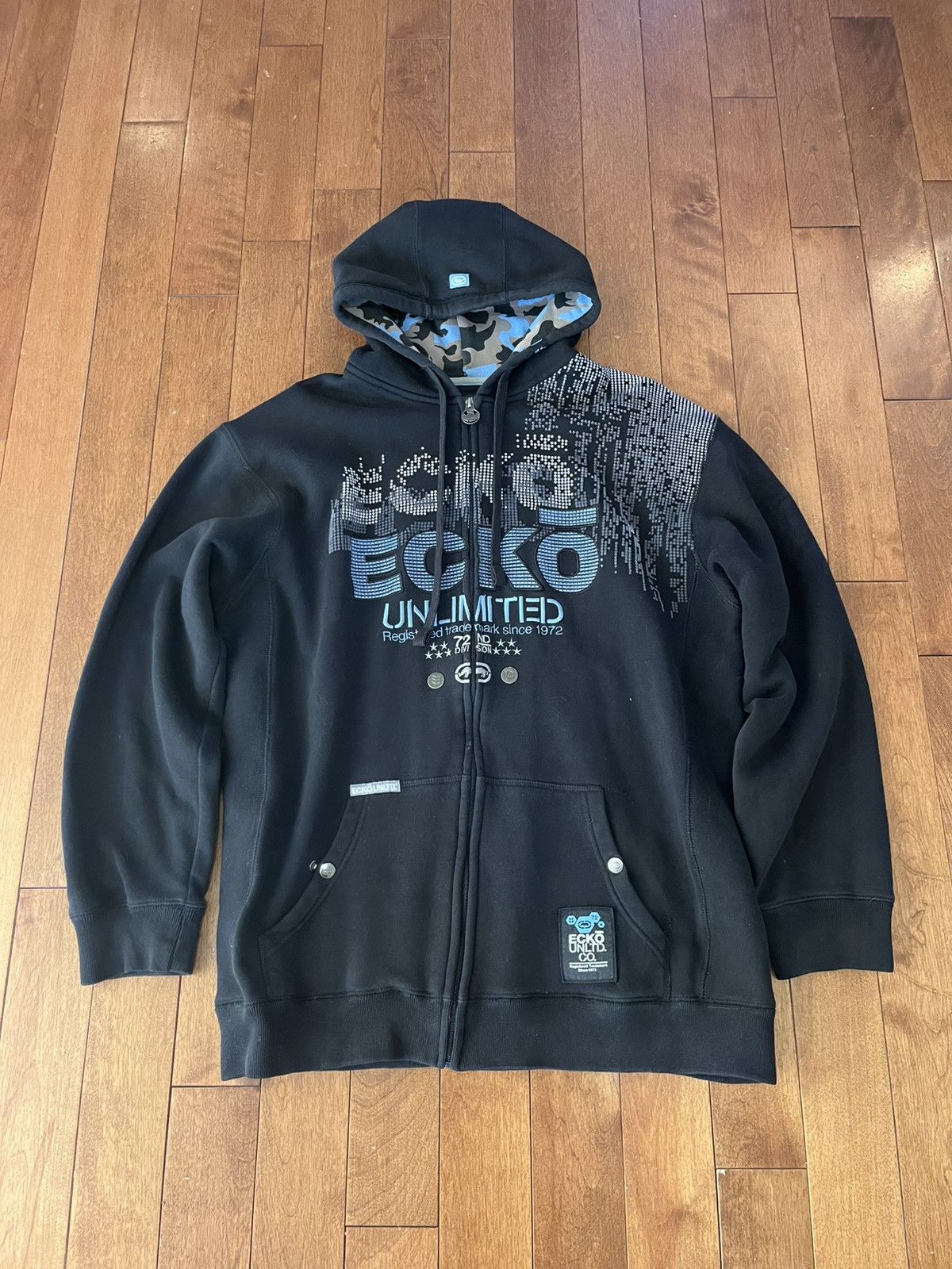 Ecko Unltd. Y2k ecko hoodie Size US L / EU 52-54 / 3 - 2 Thumbnail