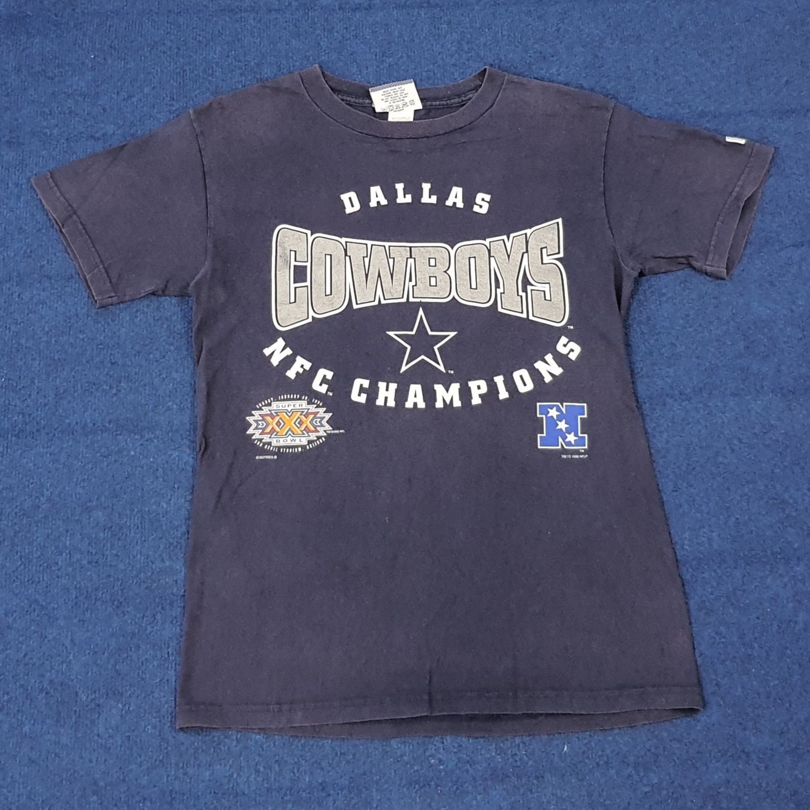 Lee Vintage 90s Lee Dallas Cowboys Single Stitch T-Shirt C276N57 Size US S / EU 44-46 / 1 - 1 Thumbnail