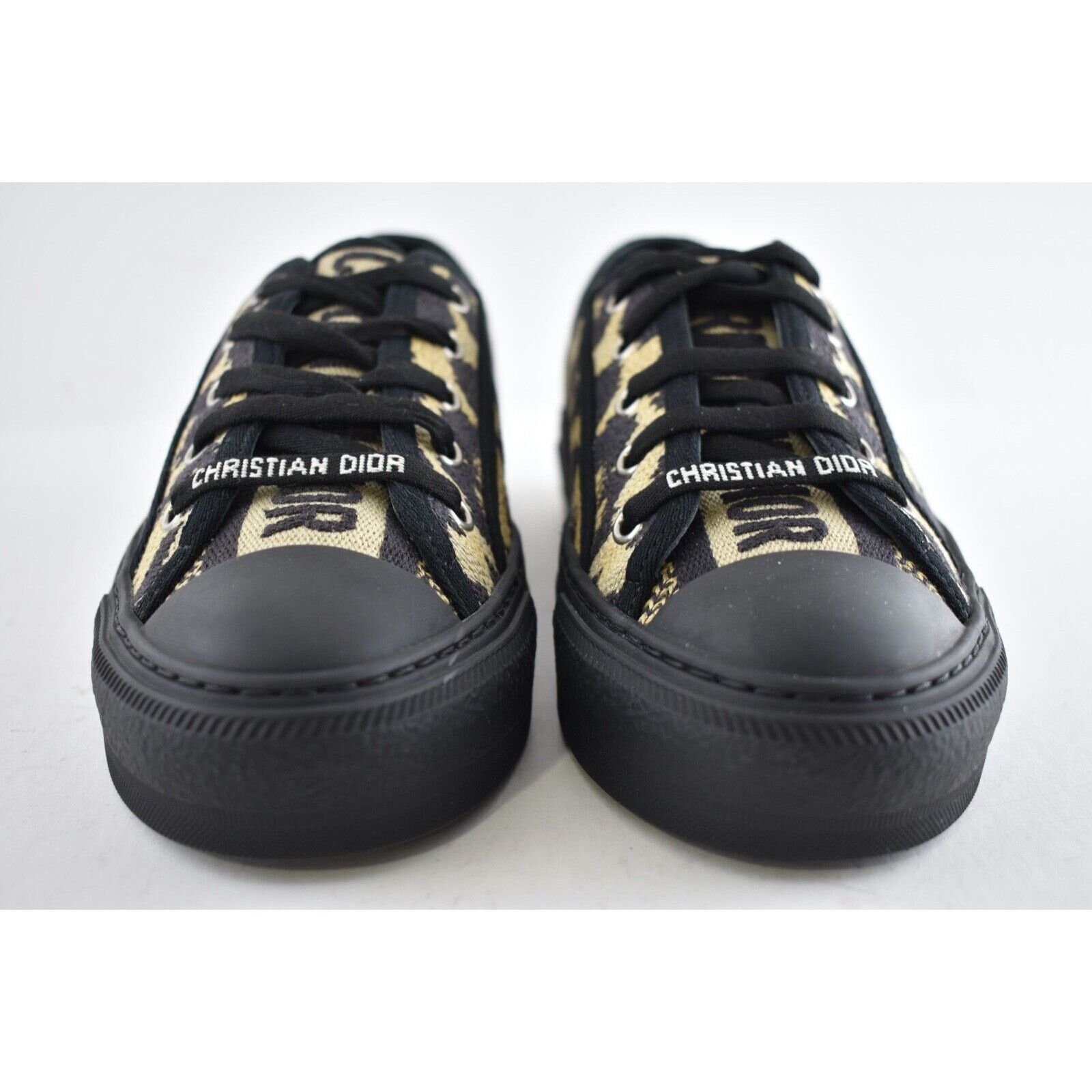 Dior Walk'N'Dior Leopard Lace Up Flat Low Top Trainer Sneaker 38 Size US 8 / IT 38 - 5 Thumbnail