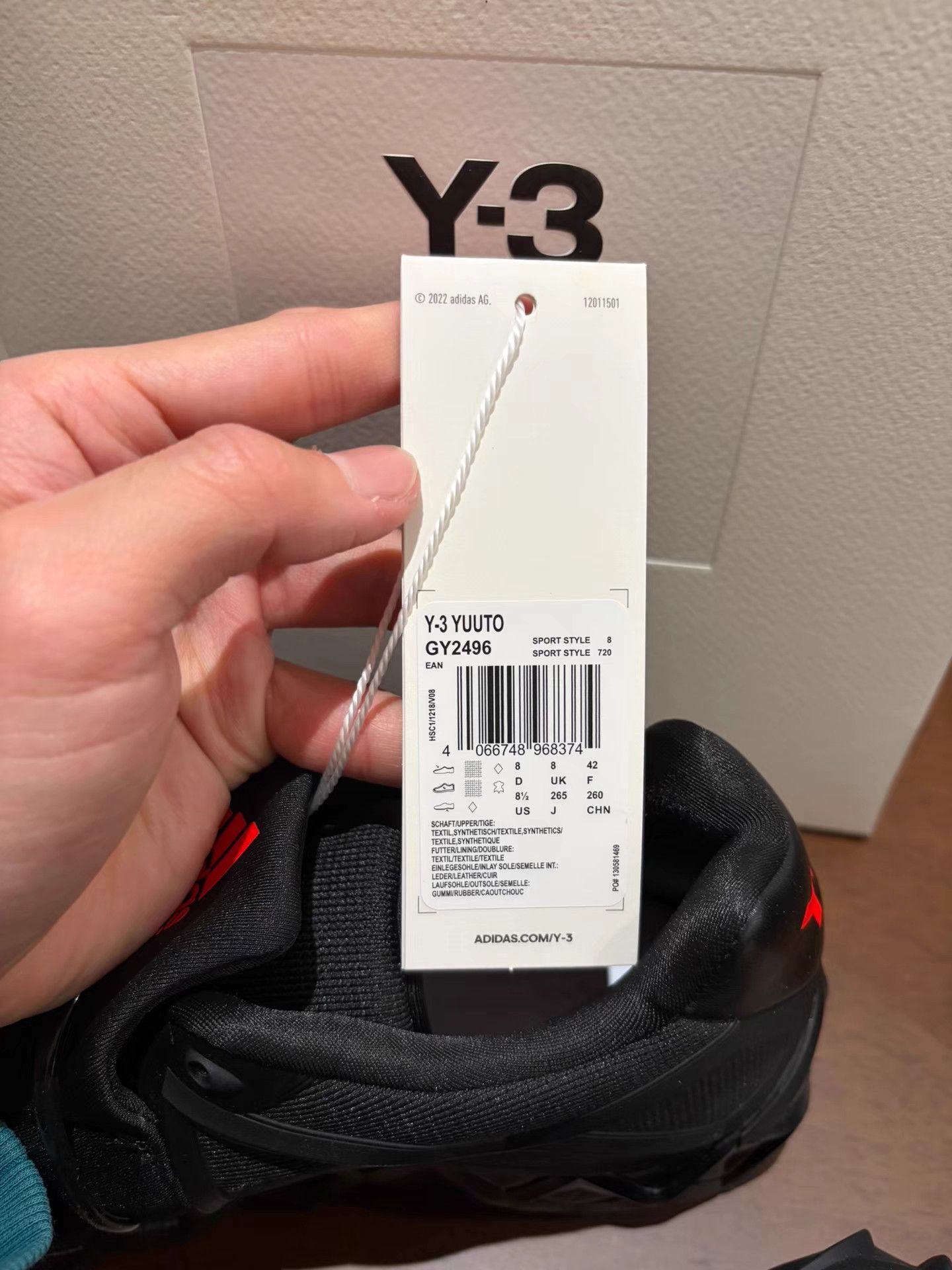 Y-3 Y-3 × PALACE Collaborative Low-Top Casual Sneakers K8 Size US 9 / EU 42 - 7 Thumbnail