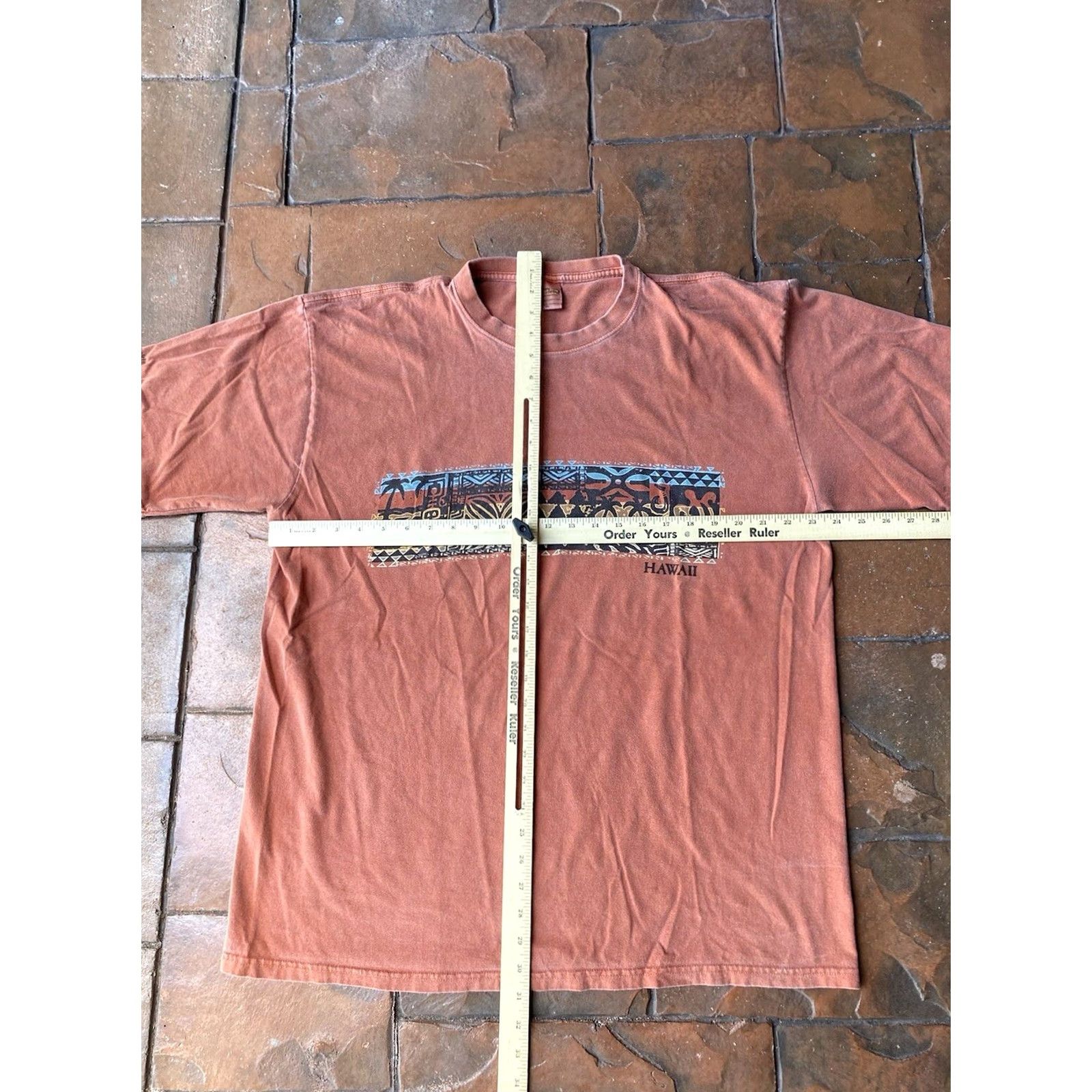 Vintage VINTAGE Crazy Shirts Hawaii T-Shirt XL Men Shirt Hawaii 90s Tropical Orange Cotton Short Sleeve Round Neck Logo Size US XL / EU 56 / 4 - 7 Thumbnail