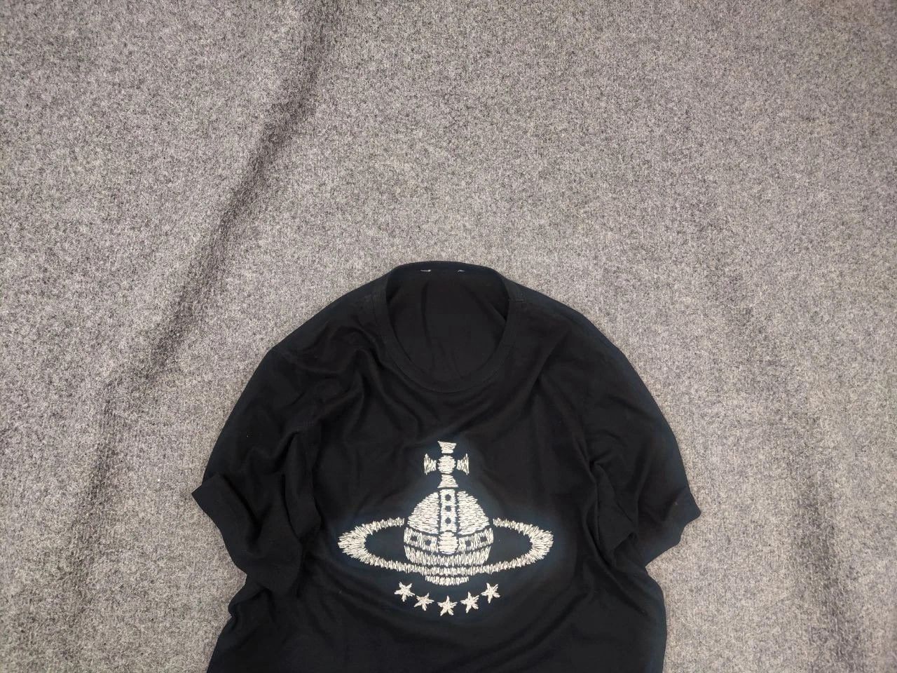 Vintage Vivienne Westwood Authentic Orb BIg Logo Black Mens T-Shirt Size US M / EU 48-50 / 2 - 2 Thumbnail