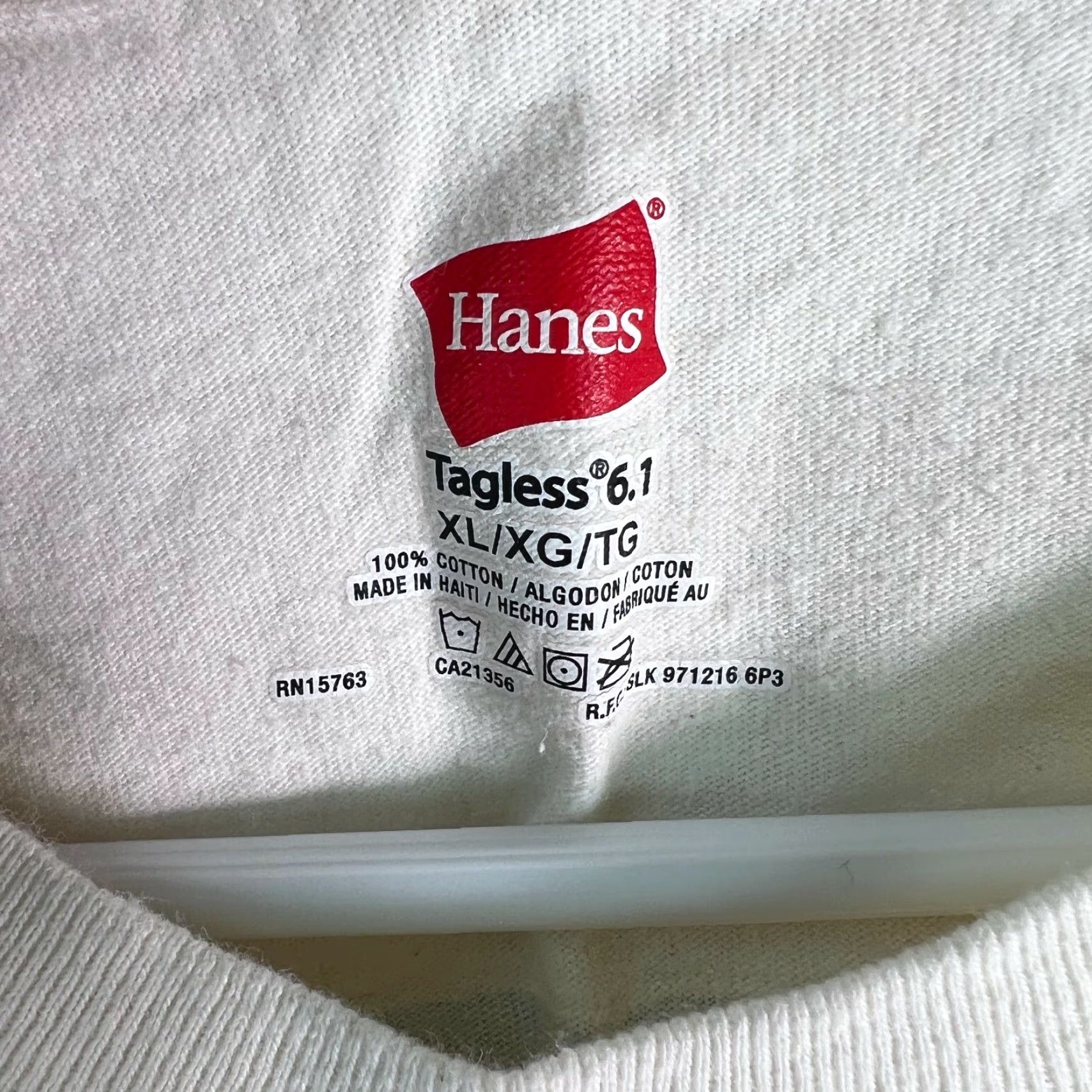 Hanes Hiked The Canyon National Park Graphic Print Ivory T Shirt XL Hanes Mens Size US XL / EU 56 / 4 - 5 Thumbnail