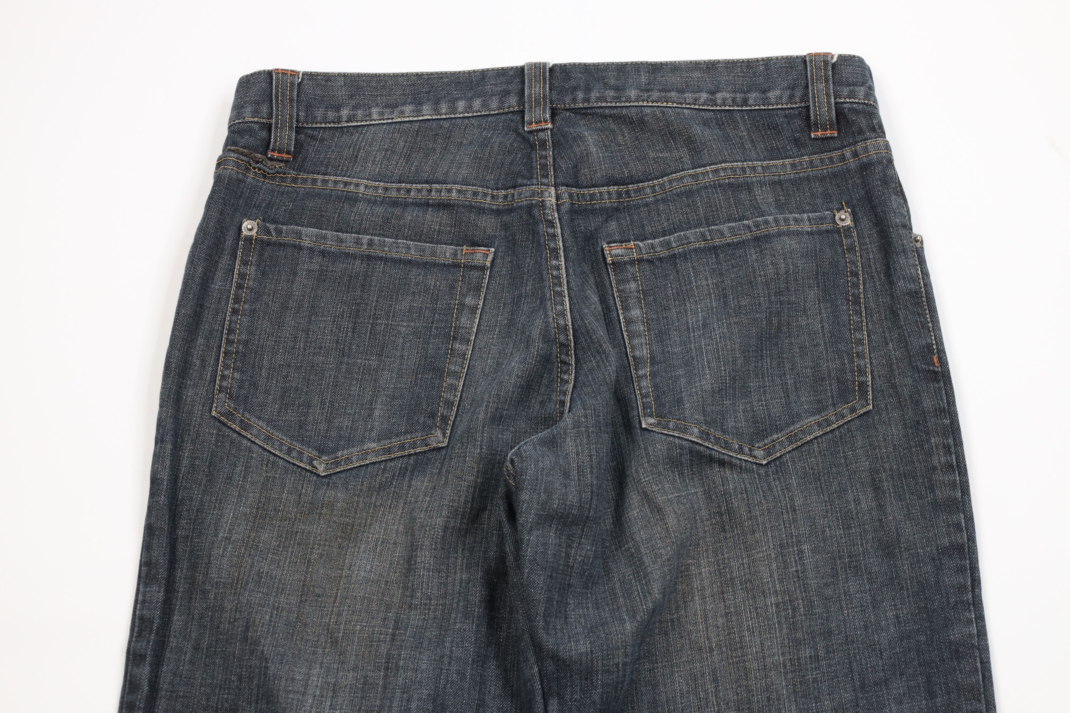 Theory Theory Button Fly Slim Jim Wide Leg Denim Jeans Pants Blue Size US 32 / EU 48 - 8 Thumbnail