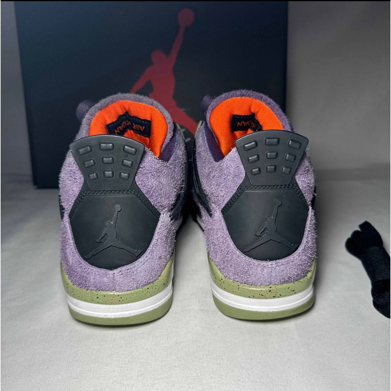 Jordan Brand × Nike Size 9.5 Wmns Air Jordan 4 Retro Canyon Purple Women's Shoes Size US 9.5 / IT 39.5 - 5 Thumbnail